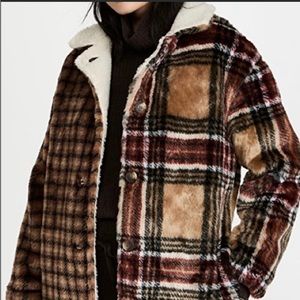 Something navy fur jacket Reserved